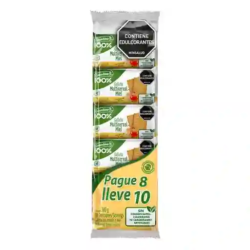 Colombina 100% Multicr Miel Pague 8 Lleve 10