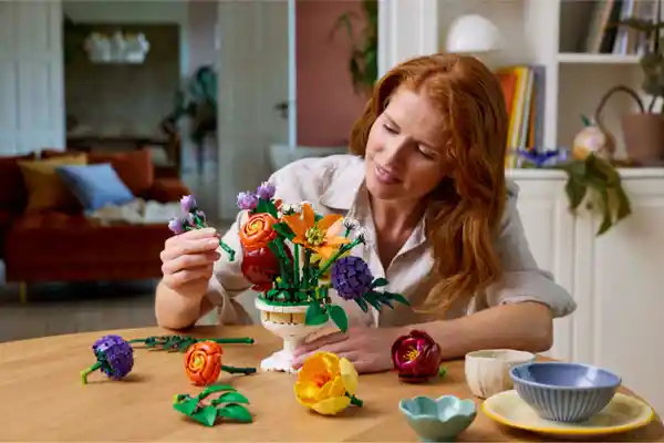 Set de Construcción Arreglo Floral Lego