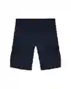 Short Cargo Azul Medianoche Ultraoscuro Talla 34 Chevignon