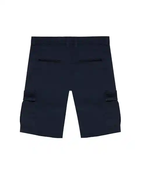 Short Cargo Azul Medianoche Ultraoscuro Talla 34 Chevignon