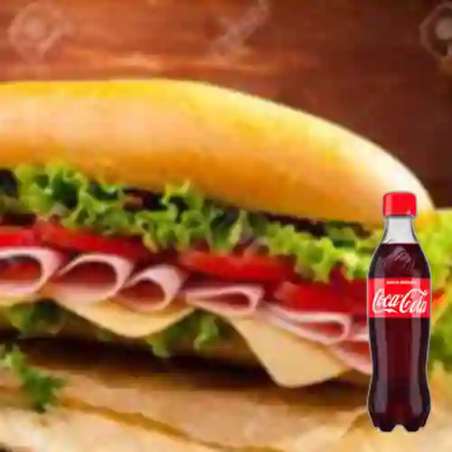 Combo Sándwich de Pavo +Cocacola Orig 400ml