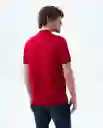 Camiseta Hombre Rojo Talla L 800G003_ROJ191758 Americanino