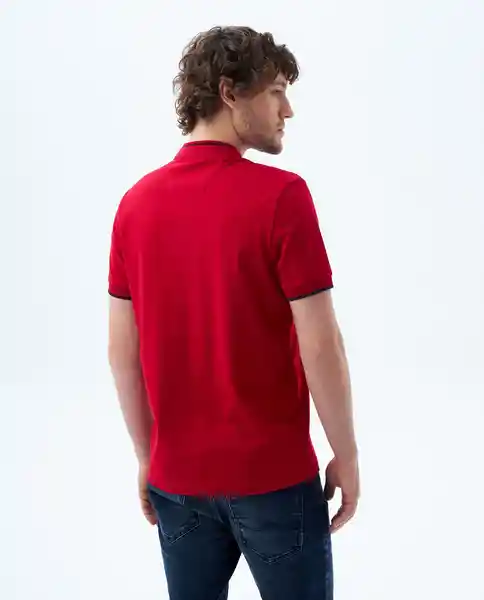 Camiseta Hombre Rojo Talla L 800G003_ROJ191758 Americanino