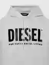 Diesel Buzo S-Gir-Hood-Division Gris Talla S