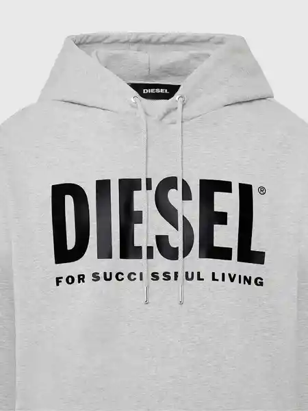 Diesel Buzo S-Gir-Hood-Division Gris Talla S