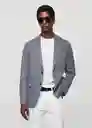 Blazer Americana Verner Azul Talla 50 Hombre Mango