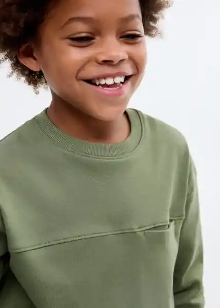 Camiseta Nubasic Verde Talla 10 Niños Mango