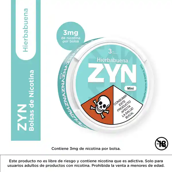 Zyn Hierbabuena 3 mg