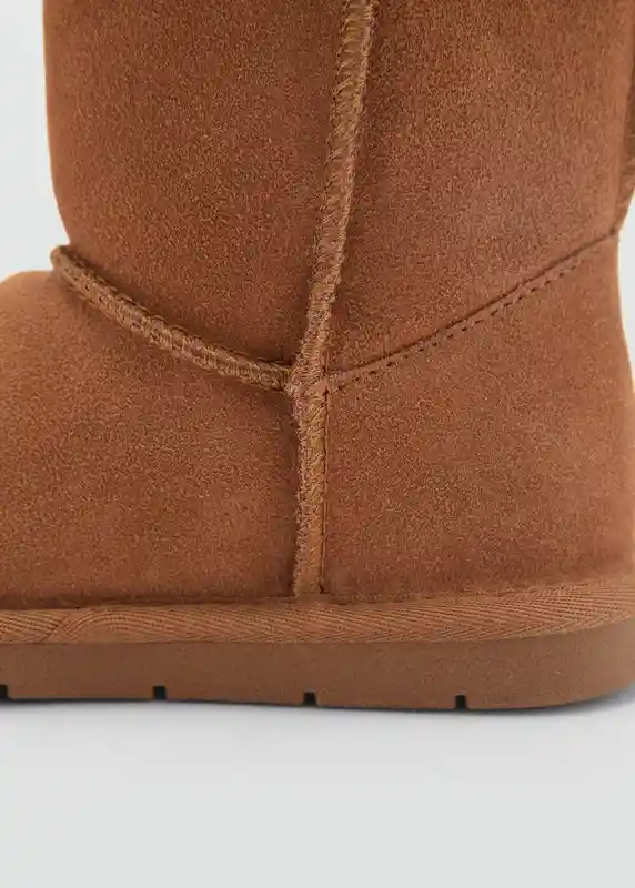 Botas Zoe Camel Talla 34 Niñas Mango