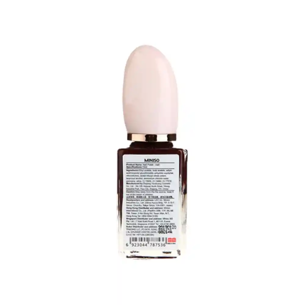 Miniso Esmalte Para Uñas Granate 15 mL 