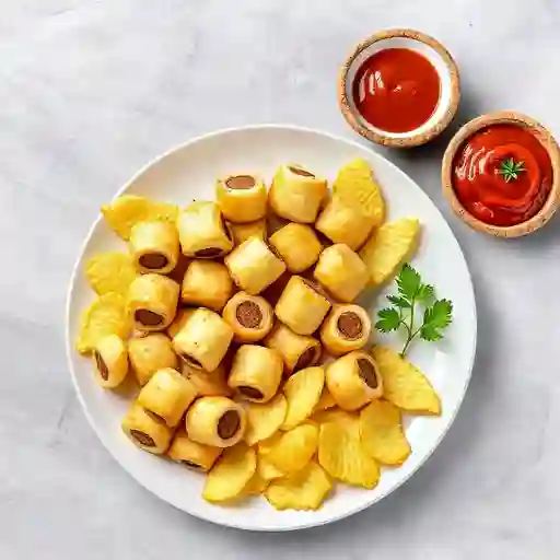 Salchi Rrollos Preparados