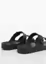 Chanclas Pautn Negro Talla 39 Niña Mango