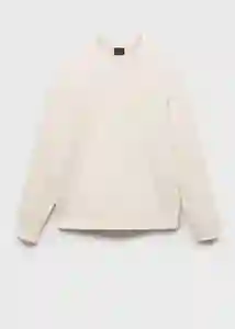 Buzo Sudadera Nole Offwhite Talla M Hombre Mango