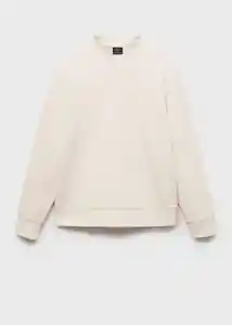 Buzo Sudadera Nole Offwhite Talla M Hombre Mango