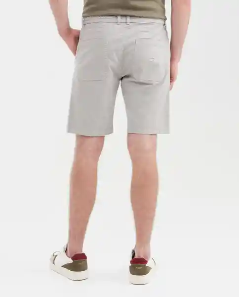 Short Elastic Waistband Masculino Gris Puro Claro T 36 Chevignon