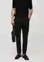 Pantalón Dublino Negro Talla 44 Hombre Mango