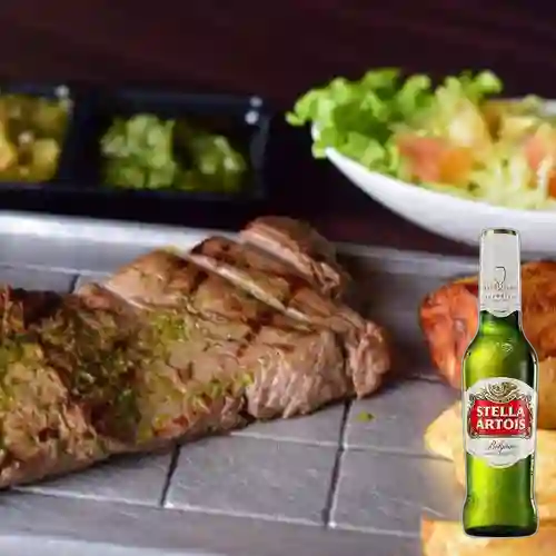 Combo Medio Baby Beef Parrilla + Stella Artois 335ml