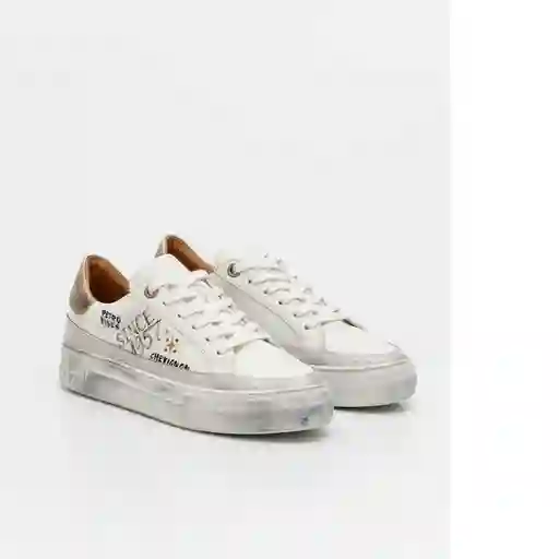 Tenis Retro Crudo Porcelana Claro Talla 40 Chevignon