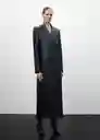 Abrigo Liza Negro Talla M Mujer Mango