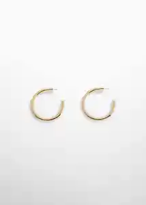 Pendientes Fede Oro Talla 99 Mujer Mango