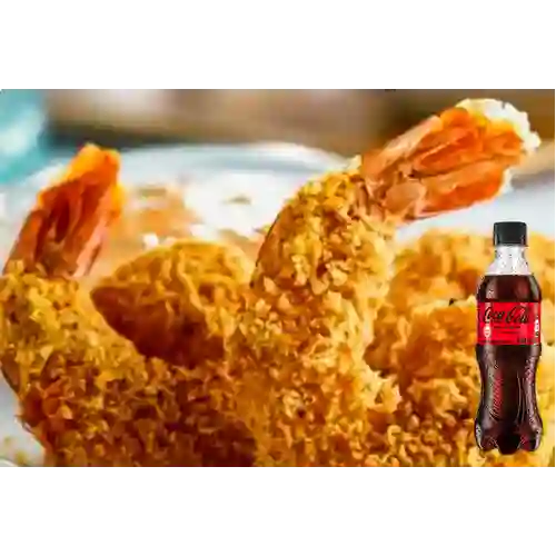 Combo Camarones Crunck + Coca-cola 400ml Zero