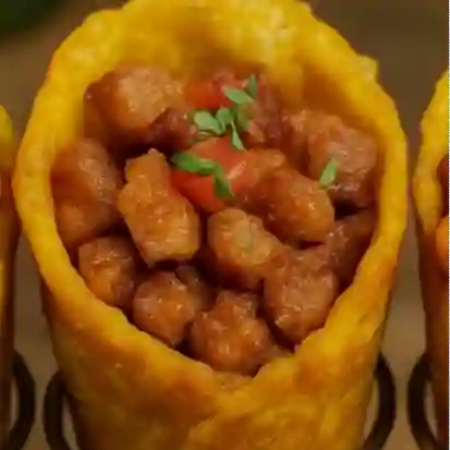 Cono chicharrón boom