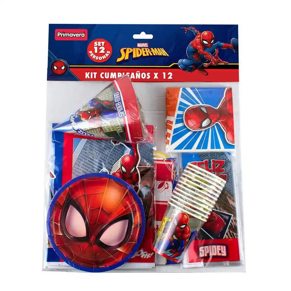 Kit Para Fiesta Spiderman Primavera