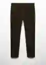 Pantalón Didier Khaki Talla 46 Hombre Mango