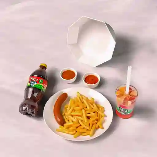Combo Perra, Gaseosa, Papas 1