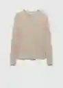 Jersey Antigua Beige Talla M Hombre Mango