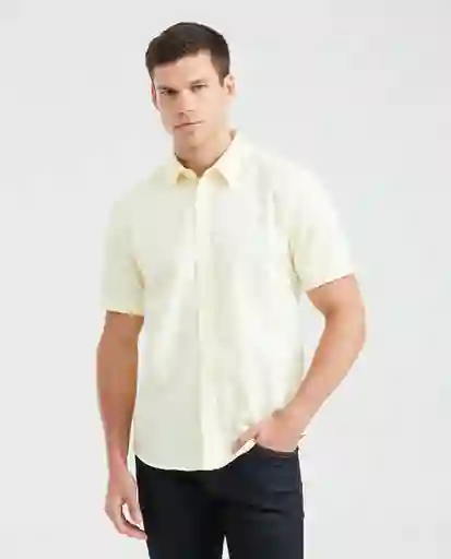 Camiseta Dyed Twill Amarillo Pastel Claro T. L Chevignon