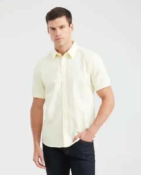 Camiseta Dyed Twill Amarillo Pastel Claro T. L Chevignon