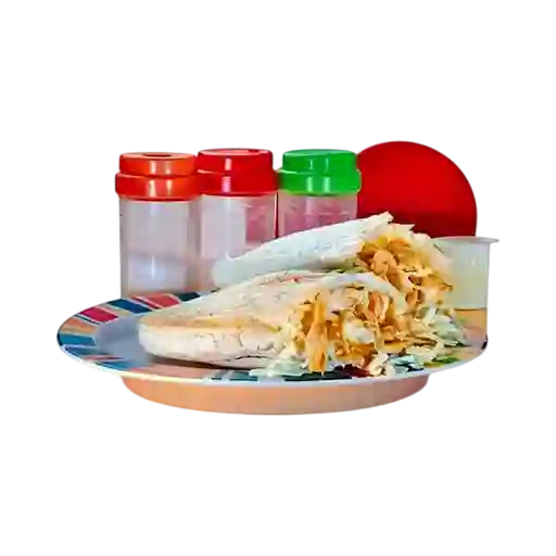 Arepa queso y pollo