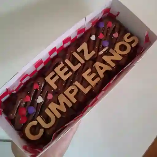 Caja de brownie