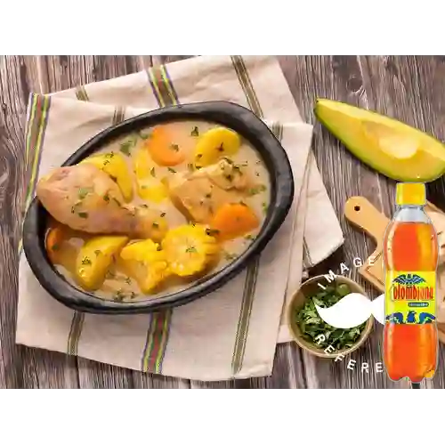 Combo Sancocho de Gallina + Colombiana 400 ml