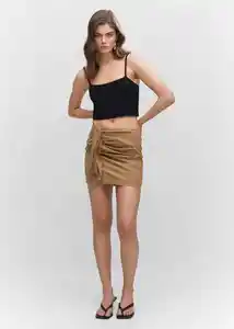 Falda Rustic Arena Talla L Mujer Mango