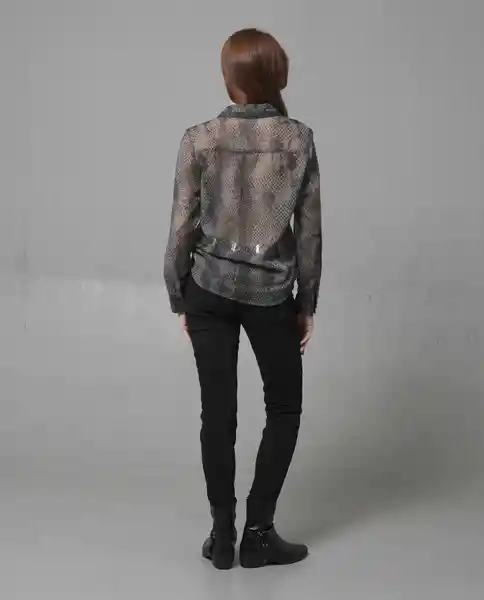 Camisa Mujer Verde Talla L 219G025_VER176212 Rifle