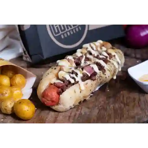 Hot Dog a la Colombiana