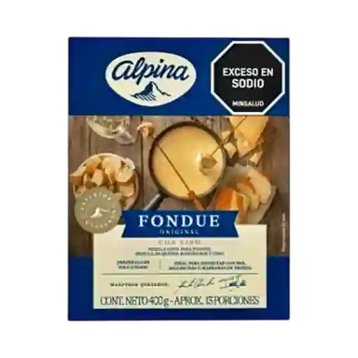 Queso Fondue Alpina Sabor Original 400 G