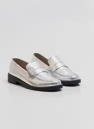 Arkitect Zapatos Mocasines Plano Plata Talla 35