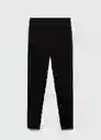 Leggings Bon Negro Talla 28 Mujer Mango