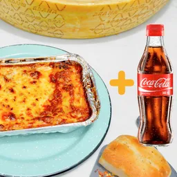 Escoge Tu Lasagna & Coca Cola 330ml