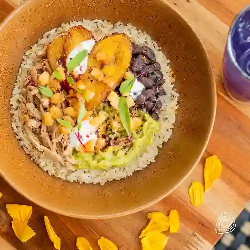 Bowl Pollo y Guacamole