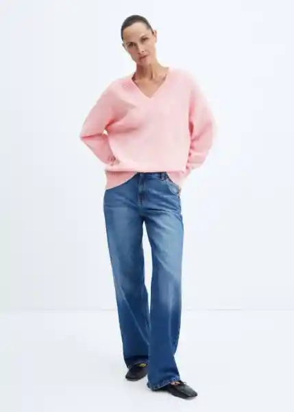 Jersey Taldorav Rosa Talla L Mujer Mango