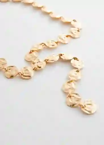 Collar Made Oro Talla 99 Mujer Mango