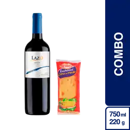 Combo Lazo Merlot + Président Queso Emmental