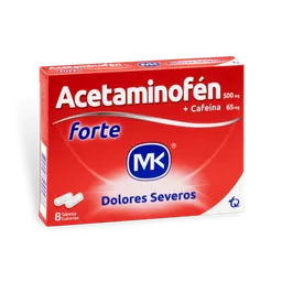 Acetaminofen Mkcafeina Forte (500 Mg/65 Mg)