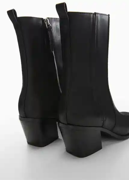 Botines Strechy Negro Talla 36 Mujer Mango