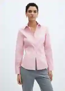 Camisa Sofía Rosa Talla M Mujer Mango
