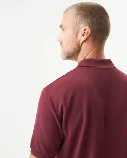 Camiseta Polo Classic Rojo Uva Ultraoscuro Talla S Chevignon